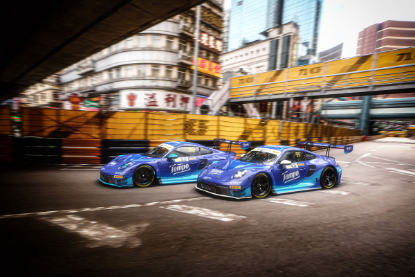 Tempo and Absolute Racing Reveal Star-Studded Porsche Line-Up for FIA GT World Cup in Macau